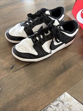 Nike Dunk Black and White Low-Top Sneakers